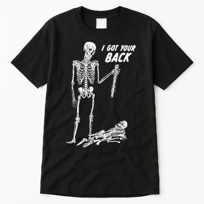 I Got Your Back Halloween Skeleton Skull Sarcastic Tall T-Shirt