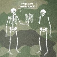 Ive Got Your Back | Funny Skeleton Pun Legacy Tie Dye Trucker Hat