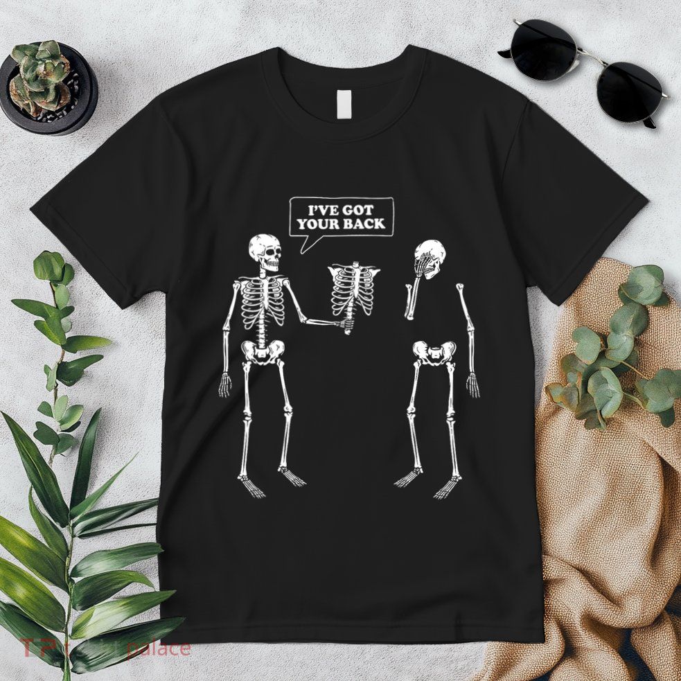 Ive Got Your Back | Funny Skeleton Pun Premium T-Shirt