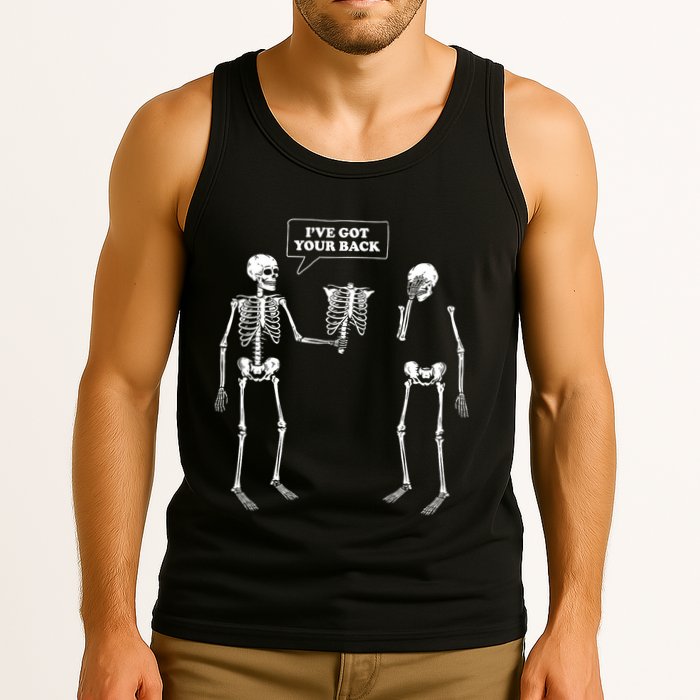 Ive Got Your Back | Funny Skeleton Pun Tank Top
