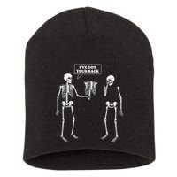 Ive Got Your Back | Funny Skeleton Pun Short Acrylic Beanie