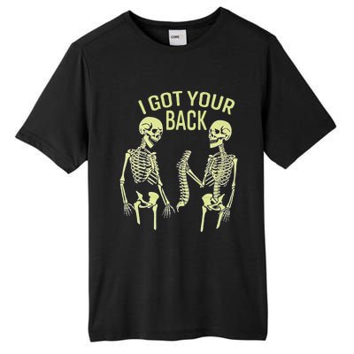 I Got Your Back Halloween Skeleton Skull Sarcastic Tall Fusion ChromaSoft Performance T-Shirt