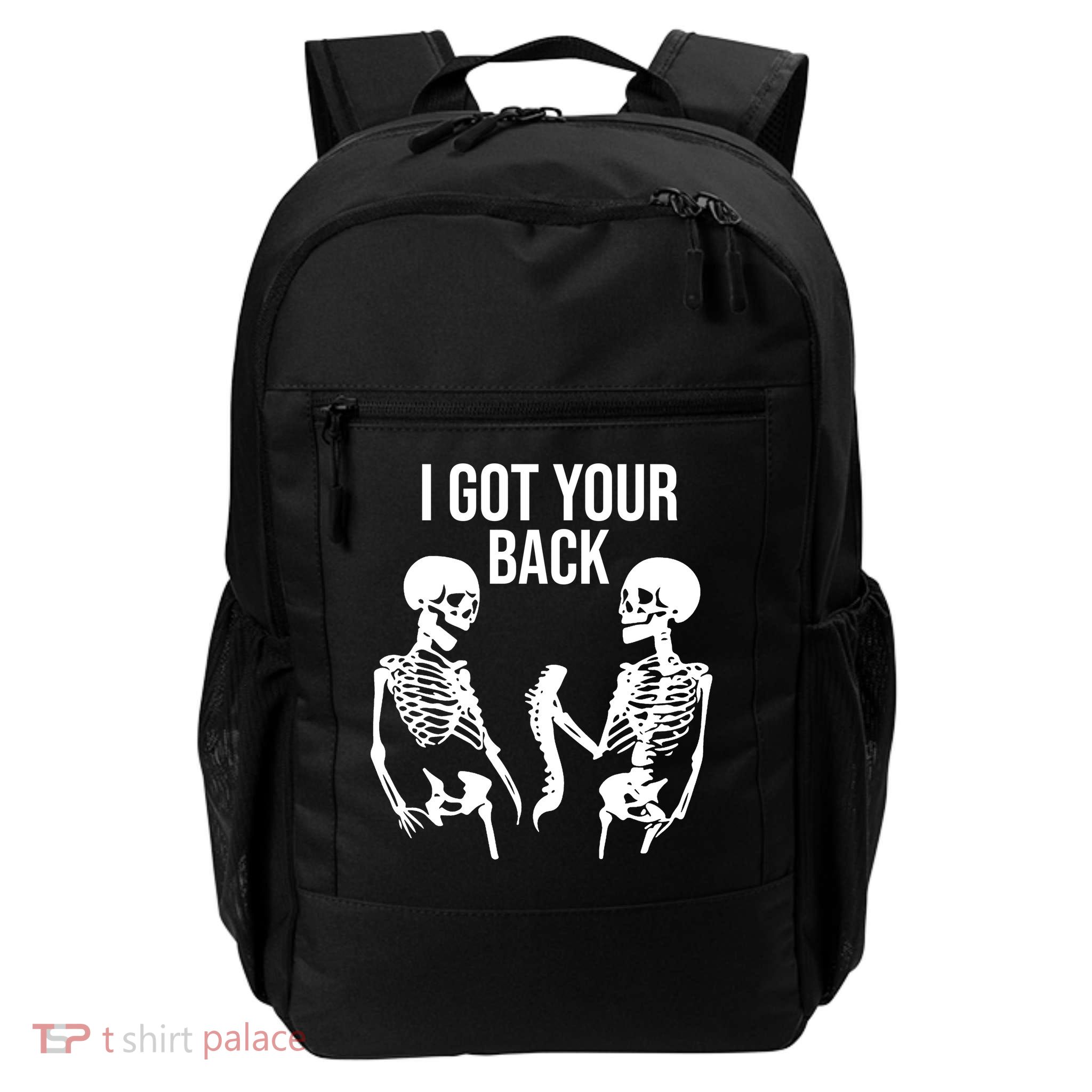 I Got Your Back Funny Skeleton Daily Commute Backpack