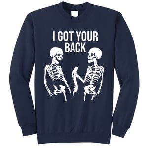 I Got Your Back Funny Skeleton Tall Sweatshirt