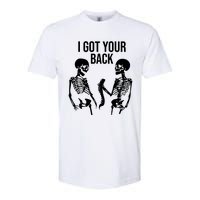 I Got Your Back Funny Skeleton Softstyle CVC T-Shirt