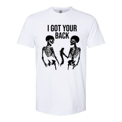 I Got Your Back Funny Skeleton Softstyle® CVC T-Shirt