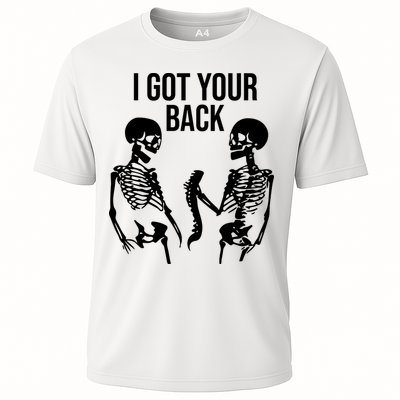 I Got Your Back Funny Skeleton Performance Shirt