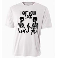 I Got Your Back Funny Skeleton Cooling Performance Crew T-Shirt