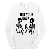 I Got Your Back Funny Skeleton Long Sleeve Shirt