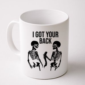 I Got Your Back Funny Skeleton Coffee Mug