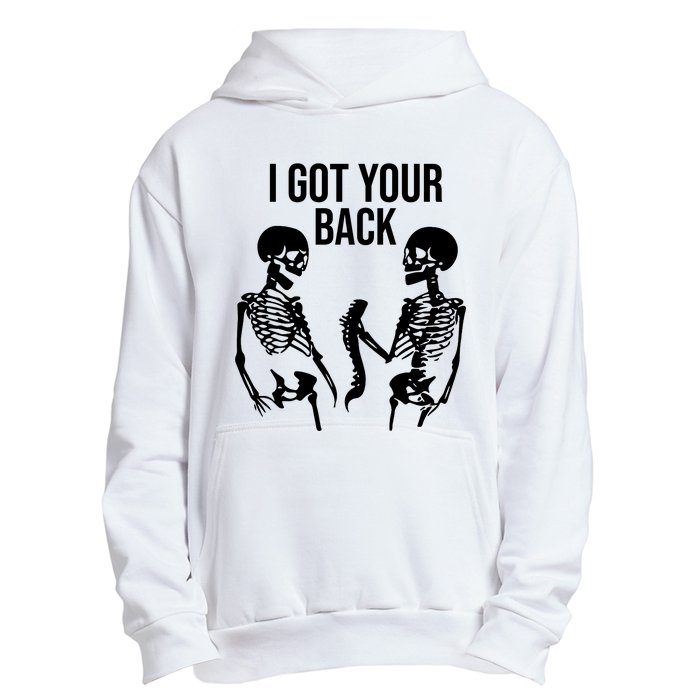 I Got Your Back Funny Skeleton Urban Pullover Hoodie