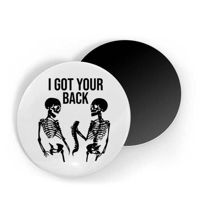 I Got Your Back Funny Skeleton Magnet