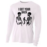 I Got Your Back Funny Skeleton Cooling Performance Long Sleeve Crew