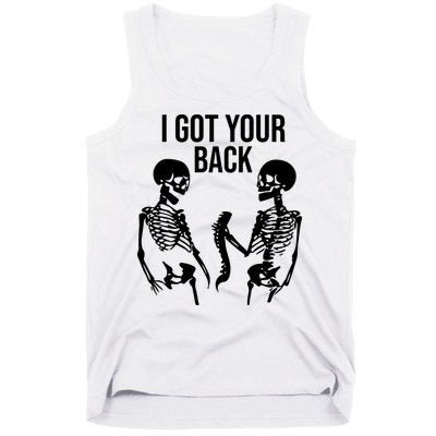I Got Your Back Funny Skeleton Tank Top