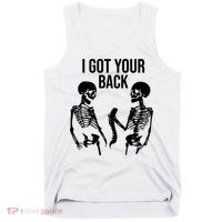 I Got Your Back Funny Skeleton Tank Top