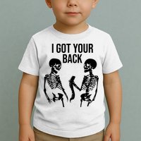 I Got Your Back Funny Skeleton Toddler T-Shirt