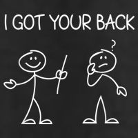 I Got Your Back Stick Figure Cool Comfort Performance Bucket Hat