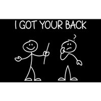 I Got Your Back Stick Figure Bumper Sticker