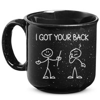 I Got Your Back Stick Figure 15oz Campfire Ceramic Mug