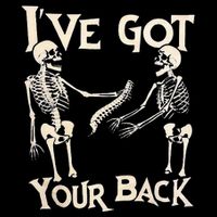 Ive Got Your Back Halloween Skeleton Skull Wool Snapback Cap