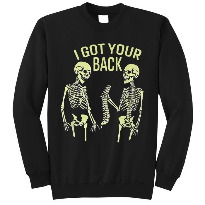 I Got Your Back Halloween Skeleton Skull Sarcastic Sweatshirt