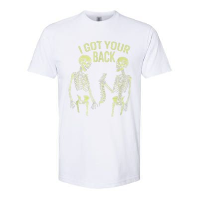 I Got Your Back Halloween Skeleton Skull Sarcastic Softstyle CVC T-Shirt