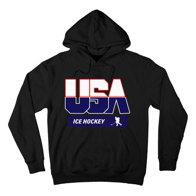 Ice Hockey 2024 Souvenir Usa Team Hoodie