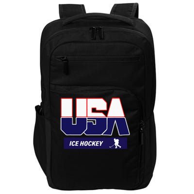 Ice Hockey 2024 Souvenir Usa Team Impact Tech Backpack