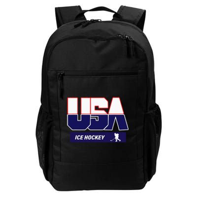 Ice Hockey 2024 Souvenir Usa Team Daily Commute Backpack