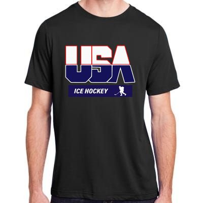 Ice Hockey 2024 Souvenir Usa Team Adult ChromaSoft Performance T-Shirt