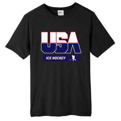 Ice Hockey 2024 Souvenir Usa Team Tall Fusion ChromaSoft Performance T-Shirt