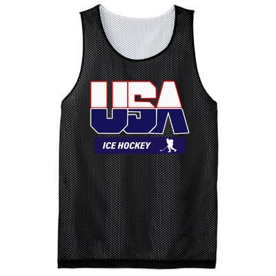 Ice Hockey 2024 Souvenir Usa Team Mesh Reversible Basketball Jersey Tank