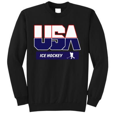 Ice Hockey 2024 Souvenir Usa Team Tall Sweatshirt