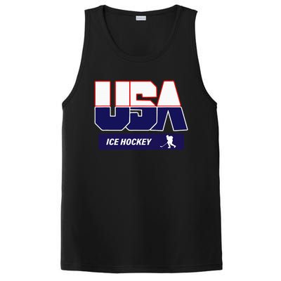 Ice Hockey 2024 Souvenir Usa Team PosiCharge Competitor Tank