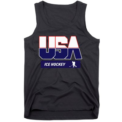 Ice Hockey 2024 Souvenir Usa Team Tank Top