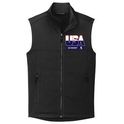 Ice Hockey 2024 Souvenir Usa Team Collective Smooth Fleece Vest