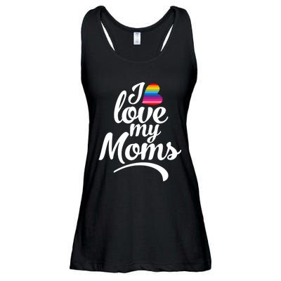 I Have 2 Moms I Love My Moms Ladies Essential Flowy Tank