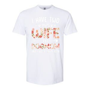 I Have 2 Titles Wife And Dog Mom Funny Dog And Wife Gift Softstyle CVC T-Shirt