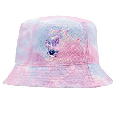 I Have 3 Sides Gemini Zodiac Sign Tie-Dyed Bucket Hat