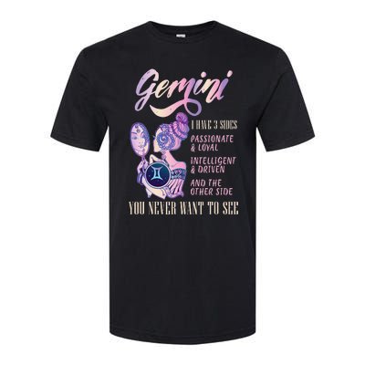 I Have 3 Sides Gemini Zodiac Sign Softstyle® CVC T-Shirt