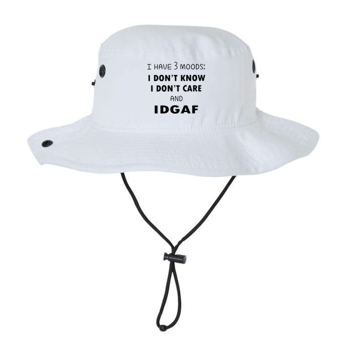 I Have 3 Moods I Dont Know I Dont Care And I DGAF Bucket Hat