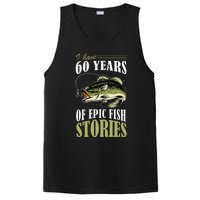 I Have 60 Years Of Epic Fish Stories Fishing Themed Birthday PosiCharge Competitor Tank