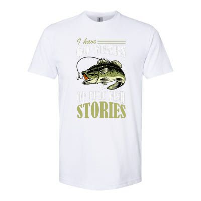 I Have 60 Years Of Epic Fish Stories Fishing Themed Birthday Softstyle CVC T-Shirt