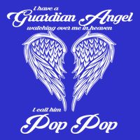 I Have A Guardian Angel In Heaven I Call Him Pop Pop Gift 16 in Basic Backpack