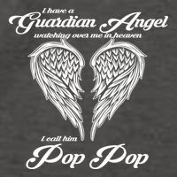 I Have A Guardian Angel In Heaven I Call Him Pop Pop Gift Vector Backpack