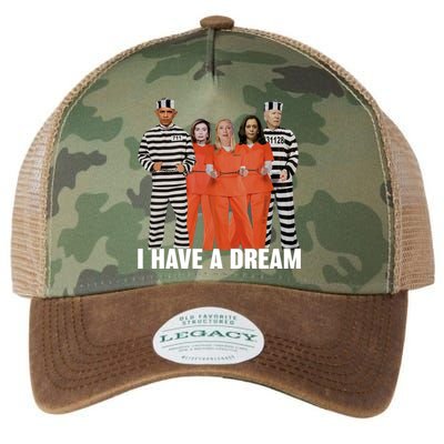 I Have A Dream Funny Legacy Tie Dye Trucker Hat