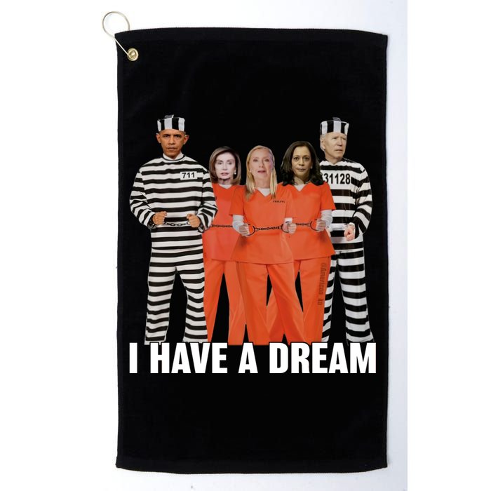 I Have A Dream Funny Golf Towel