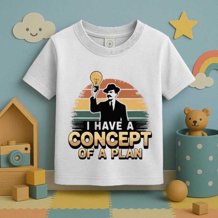 I Have A Concept Of A Plan Toddler T-Shirt