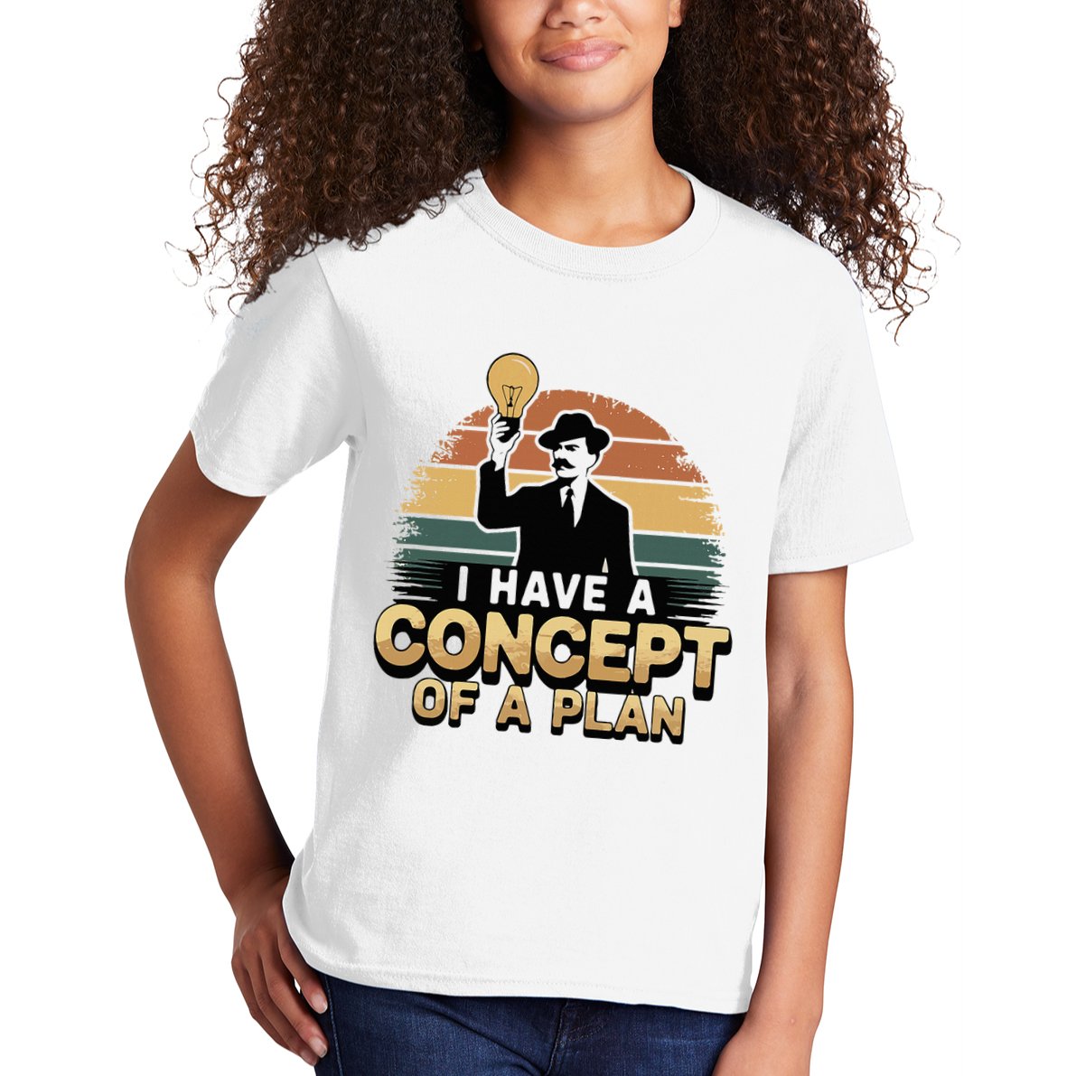 I Have A Concept Of A Plan Kids T-Shirt