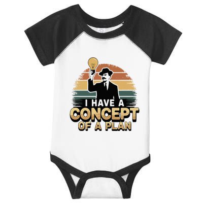 I Have A Concept Of A Plan Infant Baby Jersey Bodysuit